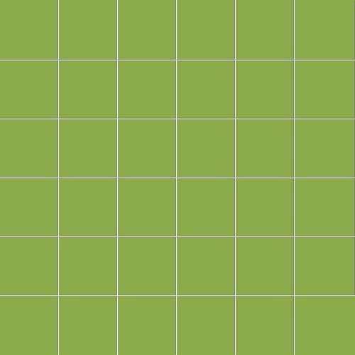 Мозаика Ce.Si Matt Kiwi Rete 5x5, цвет зелёный, поверхность матовая, квадрат, 300x300