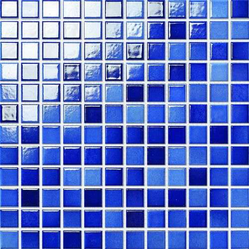 Мозаика NS Mosaic PW2323-05, цвет синий, поверхность глянцевая, квадрат, 300x300