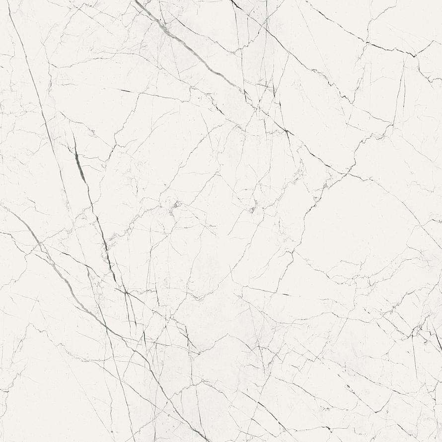 Керамогранит Monocibec Arcadia Tecno Bianco Lev Ret 117475, цвет белый, поверхность полированная, квадрат, 1200x1200