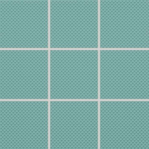 Мозаика Rako Color Two GRS0K667 (10x10), цвет бирюзовый, поверхность структурированная, квадрат, 300x300