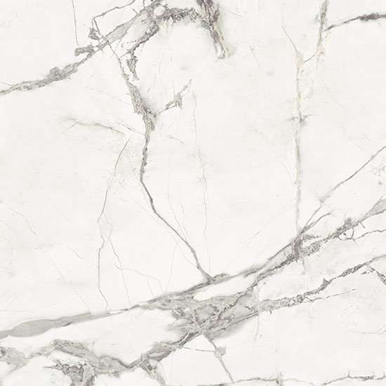 Керамогранит Fioranese Marmorea Intensa Bianco Luce Lev, цвет белый, поверхность полированная, квадрат, 740x740