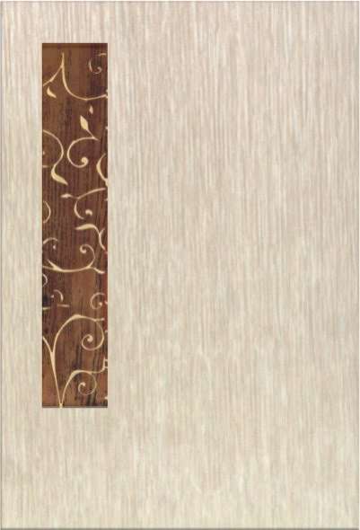 Декоративные элементы Керамин Вставка Сакура 1, цвет бежевый, поверхность матовая, прямоугольник, 400x275