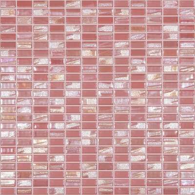 Мозаика Vidrepur Bijou Soft Red, цвет красный, поверхность глянцевая, квадрат, 317x317