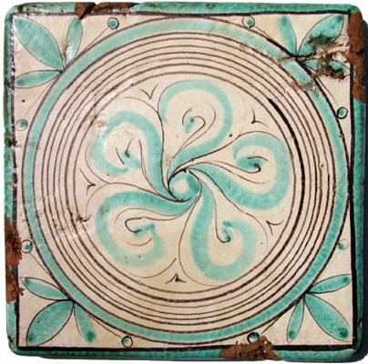Керамическая плитка Eco Ceramica I Vetri Antichi Rosa Verde, цвет зелёный, поверхность глянцевая, квадрат, 200x200
