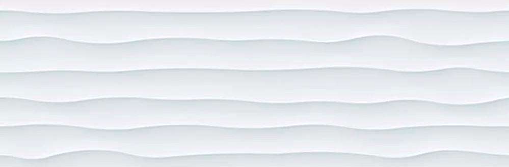 Керамическая плитка Azteca Infiniti Zen, цвет белый, поверхность матовая структурированная, прямоугольник, 200x600
