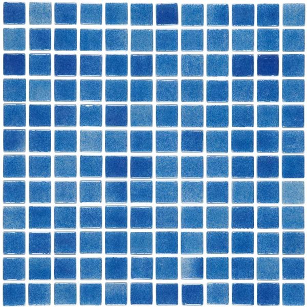 Мозаика Mosavit Brumas Azul Mediterraneo BR-2004, цвет синий, поверхность глянцевая, квадрат, 316x316