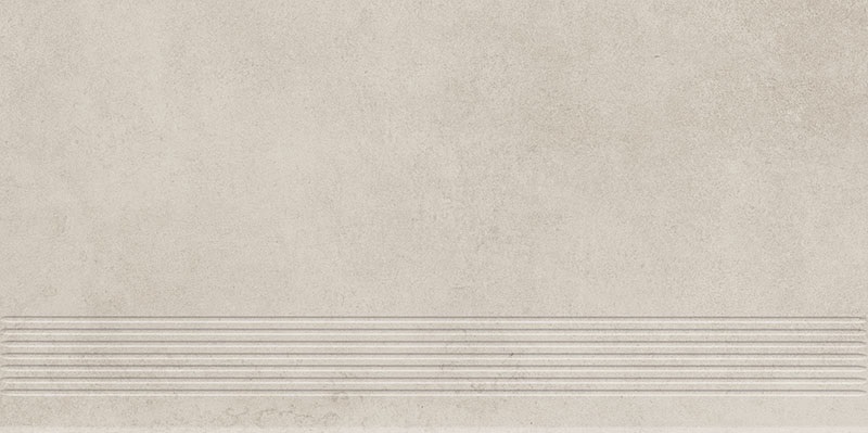 Ступени Paradyz Magnetik Bianco Stopnica Prasowana Mat., цвет серый, поверхность матовая, прямоугольник, 298x598