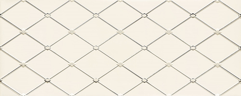 Декоративные элементы Tubadzin Senza White Dec, цвет белый, поверхность глянцевая, прямоугольник, 298x748