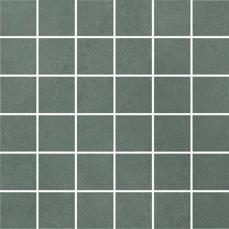Мозаика Cerdomus Concrete Art Mosaico Bosco Matt 97549, цвет зелёный, поверхность матовая, квадрат, 300x300