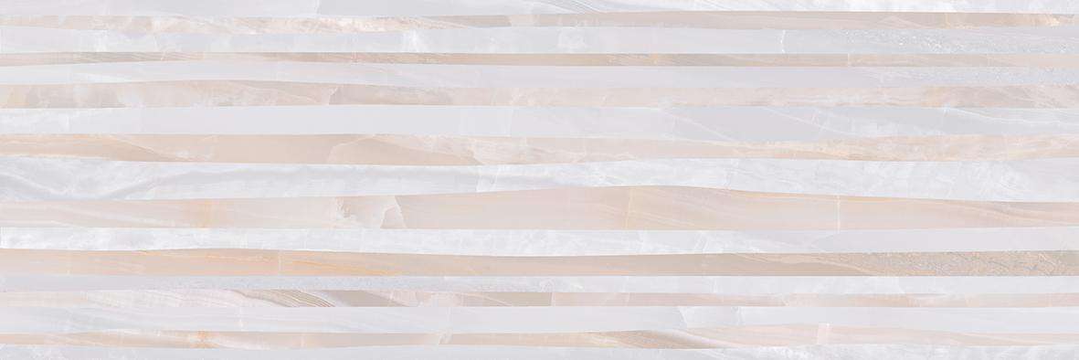 Керамическая плитка Laparet Diadema плитка настенная бежевый рельеф 17-10-11-1186, цвет серый бежевый, поверхность глянцевая, прямоугольник, 200x600
