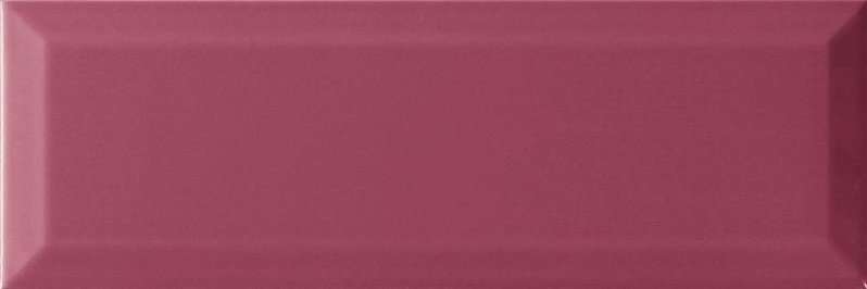 Керамическая плитка Monopole Bisel Malva, цвет бордовый, поверхность глянцевая, кабанчик, 100x300