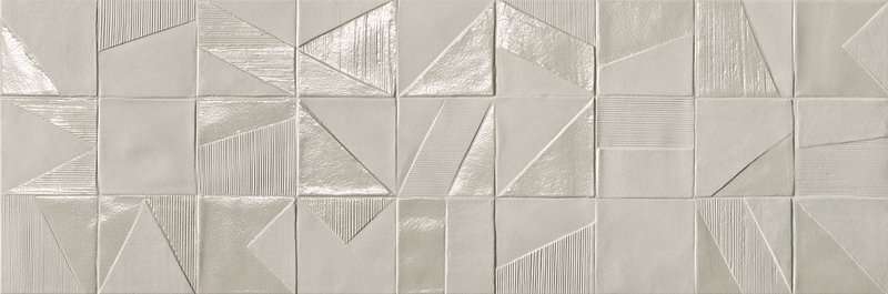 Декоративные элементы Fap Mat&More Domino Grey fREQ, цвет серый, поверхность матовая 3d (объёмная), прямоугольник, 250x750