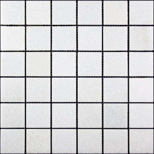 Мозаика Natural Mosaic Adriatica (4,8X4,8) 7M003-48P, цвет белый, поверхность полированная, квадрат, 305x305