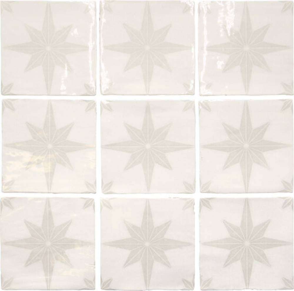 Керамическая плитка APE Fado Carmo White, цвет белый, поверхность глянцевая, квадрат, 130x130