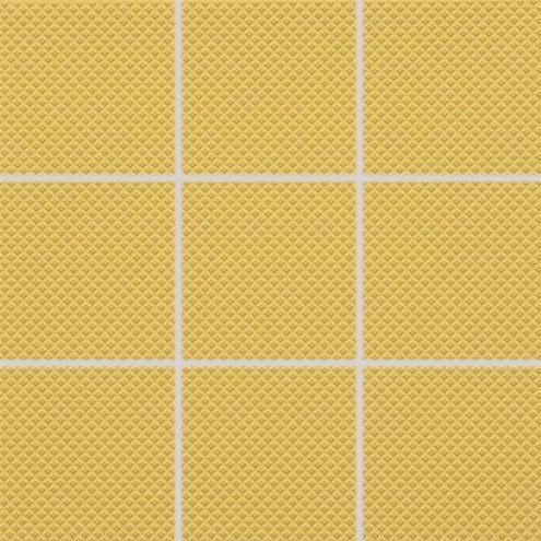 Мозаика Rako Color Two GRS0K642 (10x10), цвет жёлтый, поверхность структурированная, квадрат, 300x300