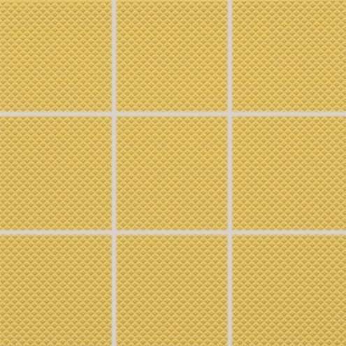 Мозаика Rako Color Two GRS0K642 (10x10), цвет жёлтый, поверхность структурированная, квадрат, 300x300
