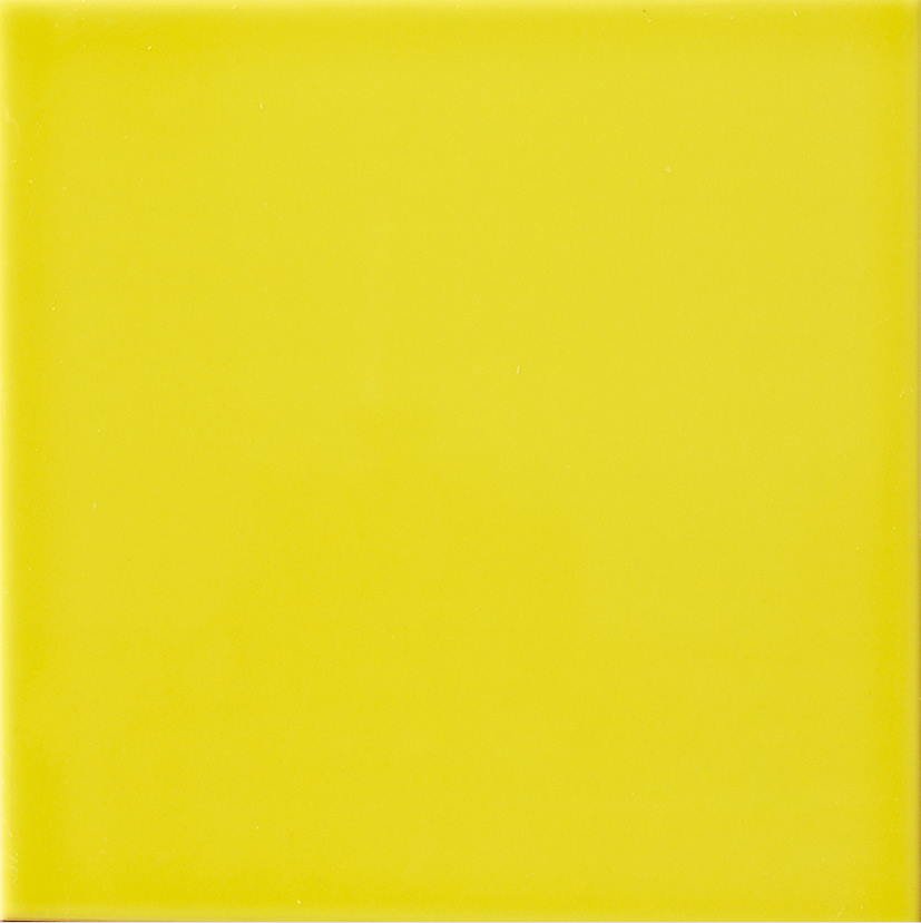 Керамическая плитка Aparici Pop Lime, цвет жёлтый, поверхность матовая, квадрат, 200x200