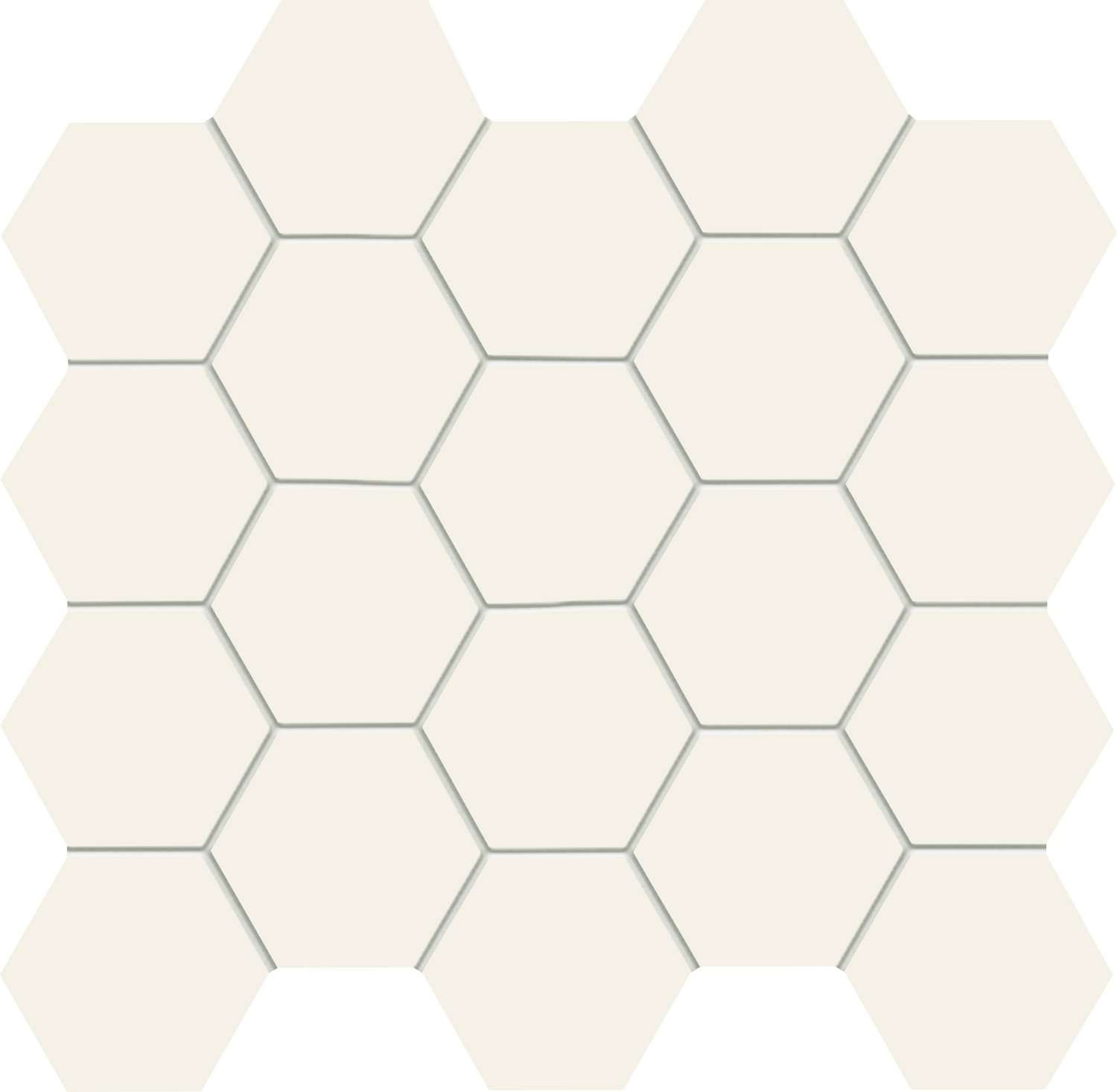 Мозаика Tubadzin MS-All in White-White, цвет белый, поверхность матовая, прямоугольник, 282x306