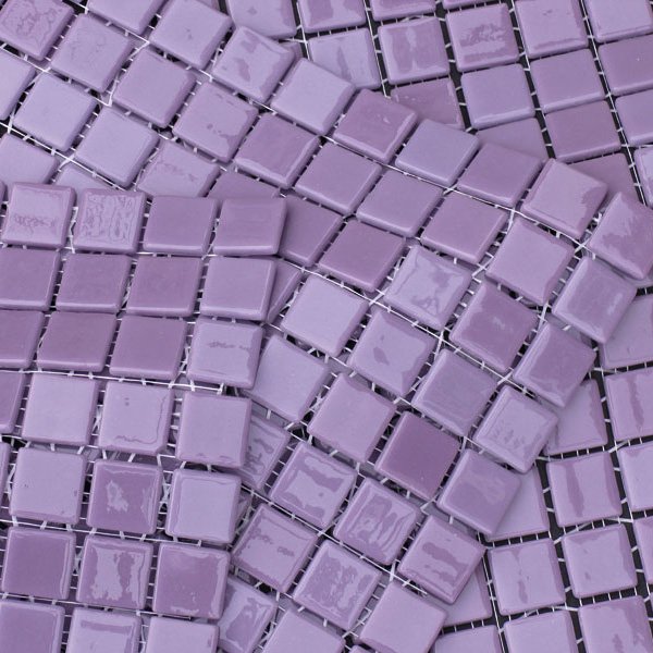 Мозаика Mosavit Monocolores Violeta MC-602, цвет фиолетовый, поверхность глянцевая, квадрат, 316x316