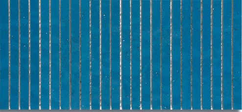 Мозаика Ker-av Brera Linea Avio su rete KER-L507, цвет голубой, поверхность глянцевая, прямоугольник, 138x300