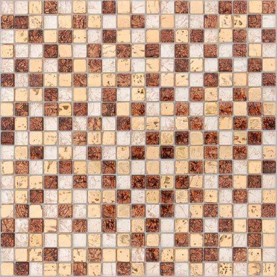 Мозаика Caramelle Mosaic Antichita Classica 6 (Камень и металл), цвет жёлтый, поверхность глянцевая, квадрат, 310x310