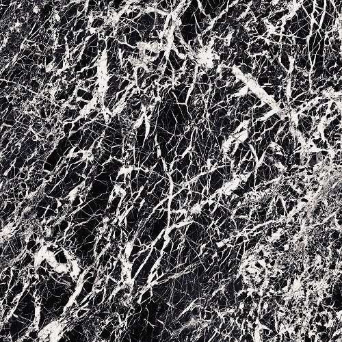 Керамогранит Piemme Majestic Glam Black Lev/Ret 02586, цвет чёрно-белый, поверхность полированная, квадрат, 1200x1200