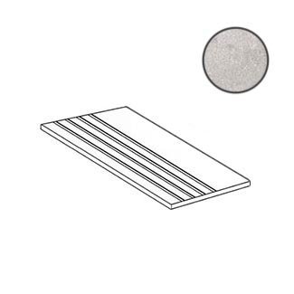 Ступени Emilceramica (Acif) Be-Square Gradino Concrete Rett ED8S, цвет серый, поверхность матовая, прямоугольник, 330x1200