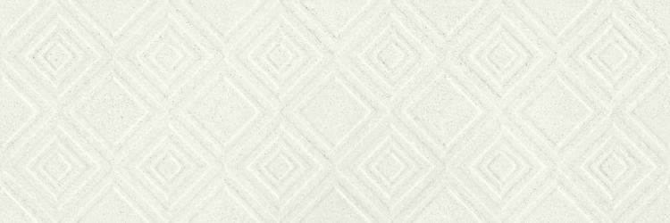 Керамическая плитка Ragno Cocciopesto Struttura Class Bianco 3D R6ZL, цвет белый, поверхность матовая 3d (объёмная), прямоугольник, 400x1200