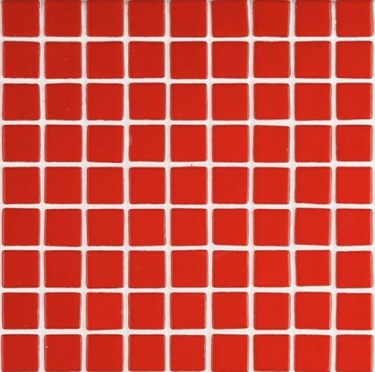 Мозаика Ezarri Lisa 3537 - E, цвет красный, поверхность глянцевая, квадрат, 334x334