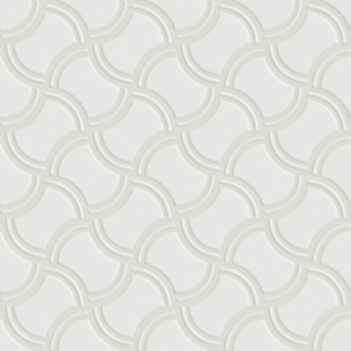 Керамогранит Tagina Filet Blanc 7VF08I6, цвет белый, поверхность глянцевая, квадрат, 200x200
