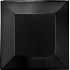 Вставки Ce.Si Metro Lava Diamante, цвет чёрный, поверхность глянцевая, квадрат, 75x75