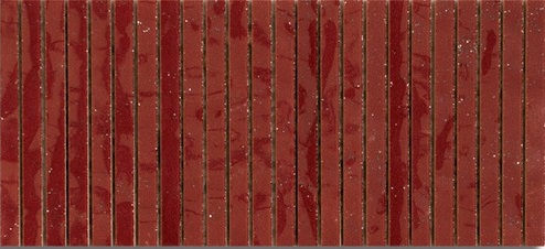 Мозаика Ker-av Brera Linea T. D'ombra su rete KER-L511, цвет коричневый, поверхность глянцевая, прямоугольник, 138x300