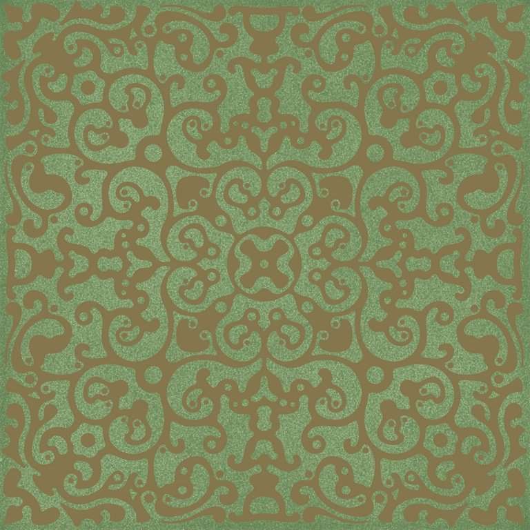 Декоративные элементы Bardelli Bardelli Carmen 3, цвет зелёный, поверхность глянцевая, квадрат, 200x200