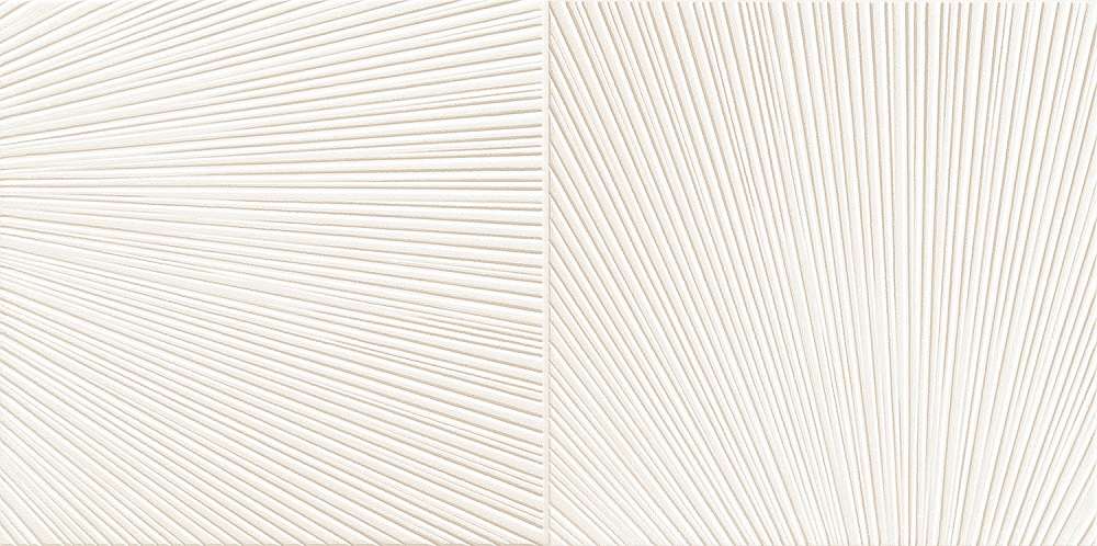 Декоративные элементы Tubadzin Bafia White 2, цвет белый, поверхность матовая, прямоугольник, 308x608