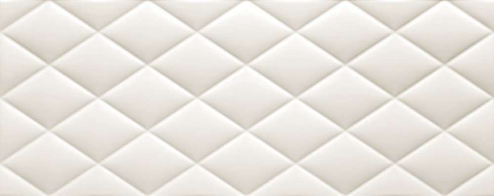 Декоративные элементы Tubadzin Senza Diamond STR, цвет белый, поверхность глянцевая, прямоугольник, 298x748