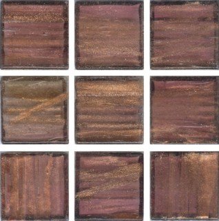 Мозаика Irida Fantasy И20.41(5), цвет коричневый, поверхность глянцевая, квадрат, 327x327
