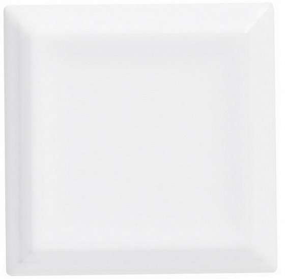 Керамическая плитка Adex ADST1071 Liso Framed Snow Cap, цвет белый, поверхность глянцевая, квадрат, 73x73
