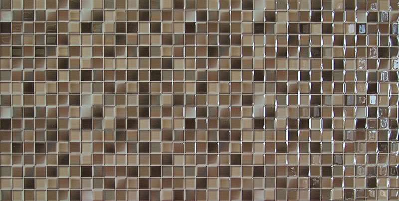 Мозаика Superceramica Trend Marron, цвет коричневый, поверхность глянцевая, прямоугольник, 250x500