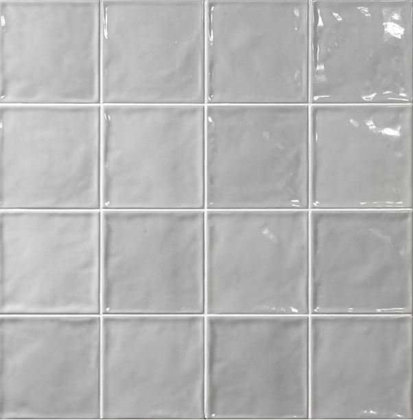 Керамическая плитка El Barco Chic Gris, цвет серый, поверхность глянцевая, квадрат, 150x150