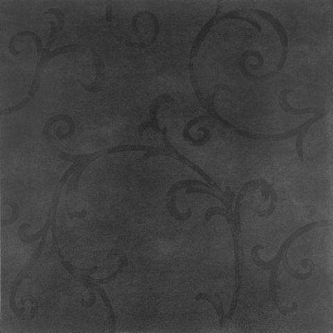 Керамогранит Petracers Rinascimento Ebano Lappato, цвет чёрный, поверхность матовая, квадрат, 600x600