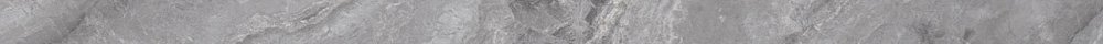 Бордюры Cerdomus Supreme Battiscopa Grey Lev 75485, цвет серый, поверхность полированная, прямоугольник, 48x1200