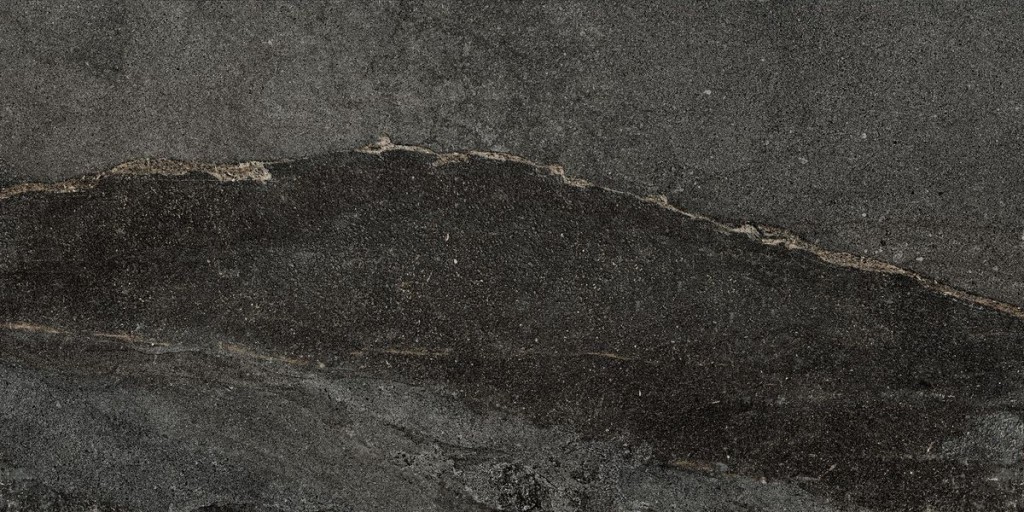 Керамогранит Piemme Ibla Nera Lap 03979A, цвет чёрный, поверхность лаппатированная, прямоугольник, 600x1200