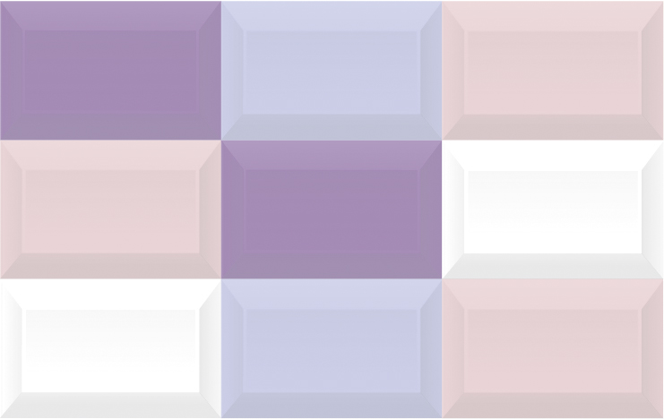 Керамическая плитка Terracotta Macarons Mix TD-MCR-MX, цвет разноцветный, поверхность глянцевая, прямоугольник, 250x400