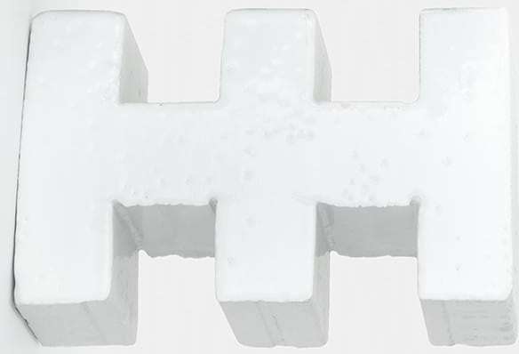 Декоративные элементы Mutina Brac Bianco 21,7X13X10 Ndb02, цвет белый, поверхность глянцевая 3d (объёмная), прямоугольник, 130x217