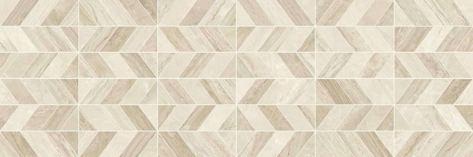 Декоративные элементы Marazzi Italy Marbleplay Decoro Naos Travertino M4PM, цвет бежевый, поверхность матовая, прямоугольник, 300x900
