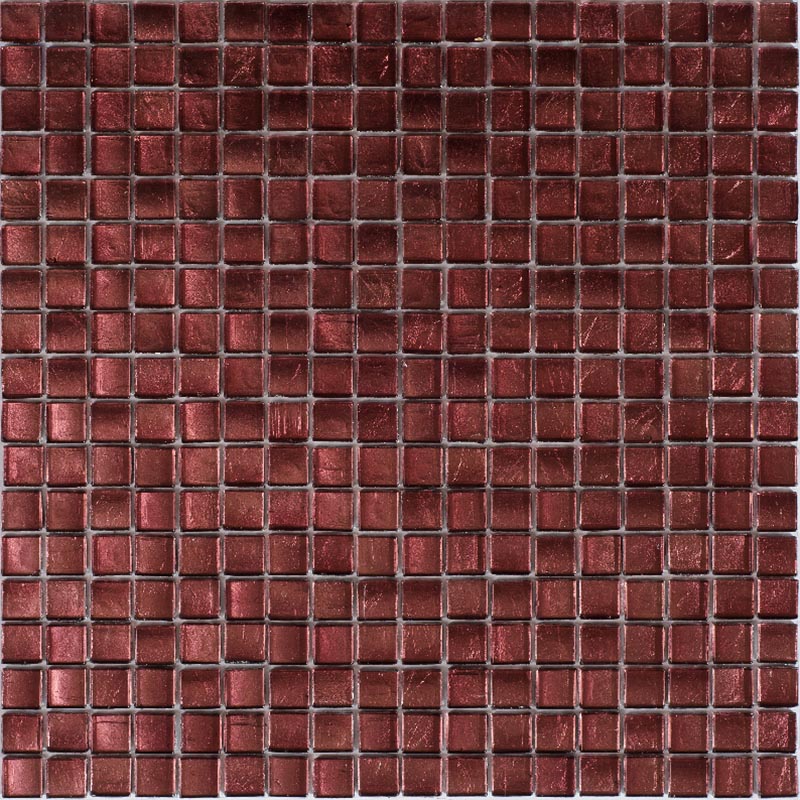 Мозаика Alma Mosaic Beauty BN44, цвет бордовый, поверхность глянцевая, квадрат, 295x295
