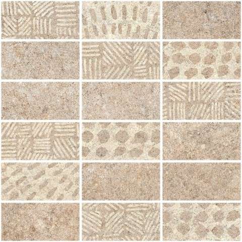 Мозаика Vitra Stone-X K9498898R001VTE0, цвет коричневый, поверхность матовая, квадрат, 300x300