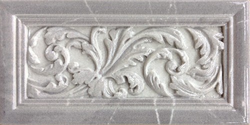 Вставки Керлайф Оnice Iserto Gris, цвет серый, поверхность глянцевая, прямоугольник, 80x160