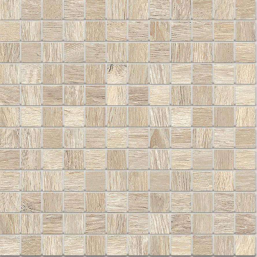 Мозаика Monocibec Woodtime Larice Mos (2,5X2,5) 89527, цвет бежевый, поверхность матовая, квадрат, 300x300