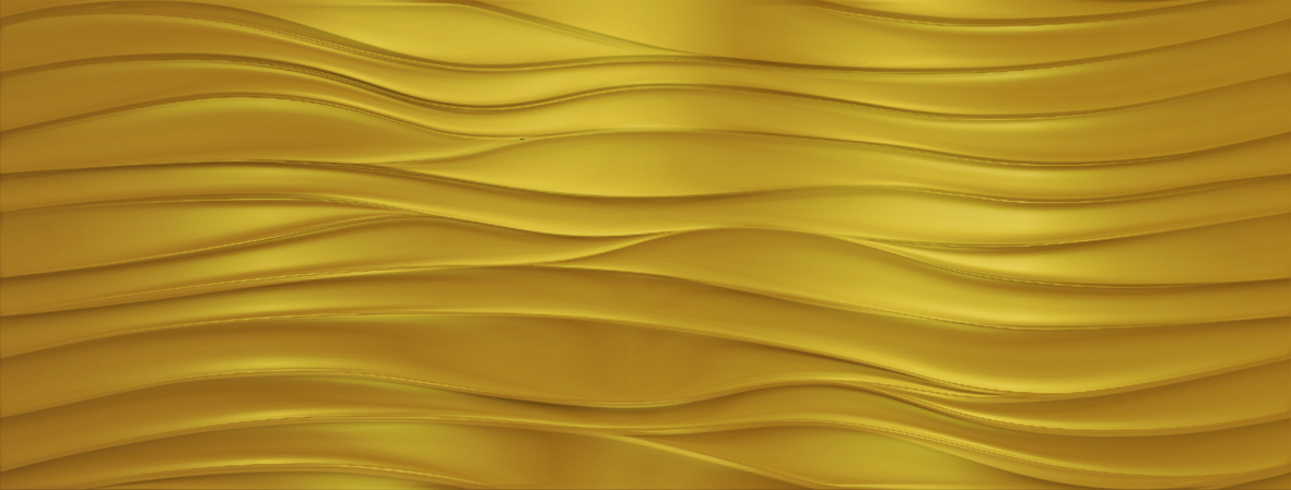 Декоративные элементы Aparici Markham Gold Surf, цвет жёлтый, поверхность матовая, прямоугольник, 446x1190